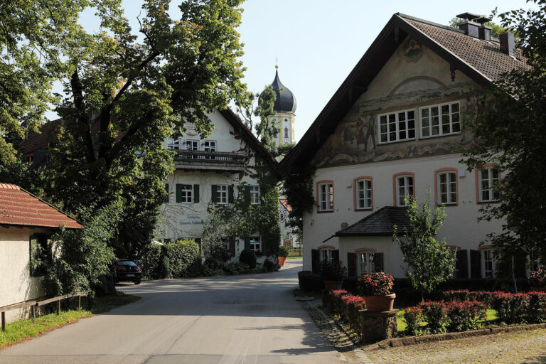 Bier Dorf in Oberbayern