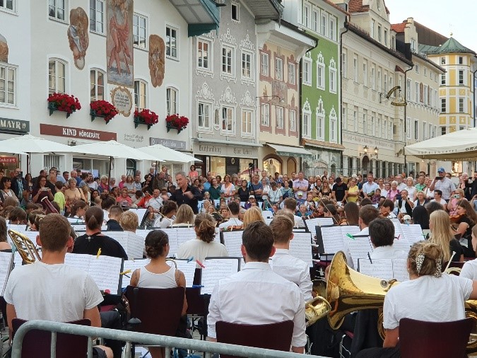 Gut besucht: Das Open-Air des Jugendsinfonieorchesters.